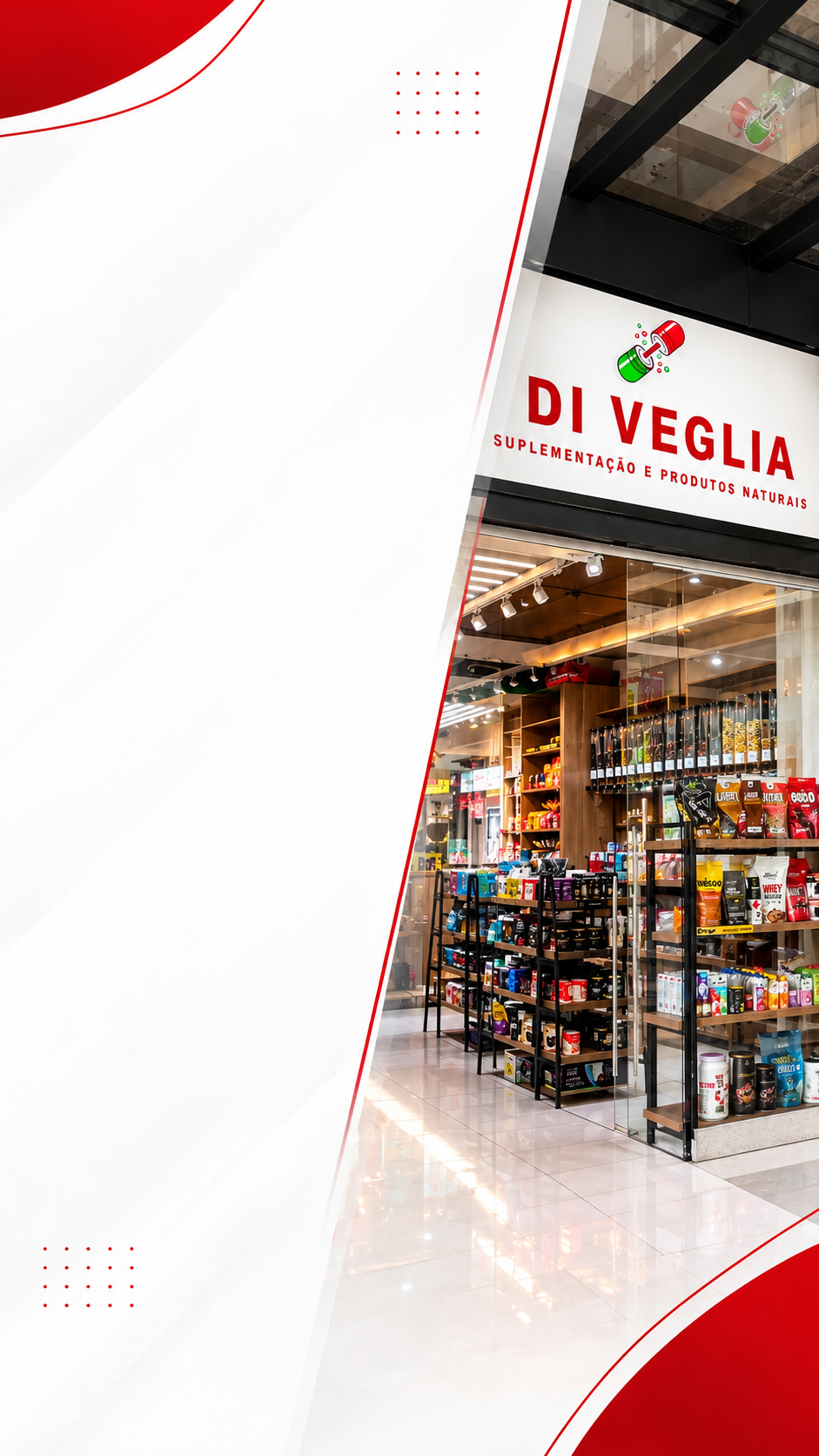 Fachada da Diveglia Suplementação